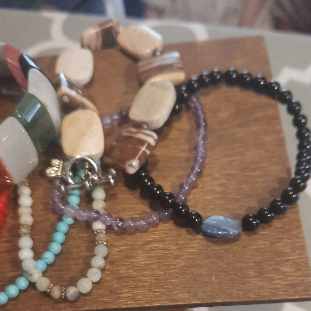 Colorful Beaded Bracelet Set - Picture 3 of 8